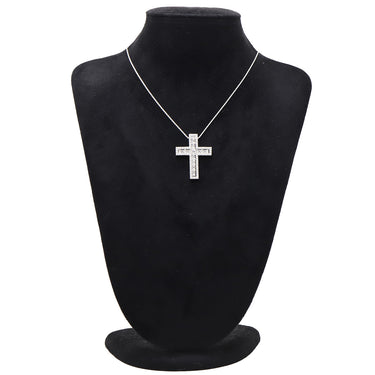 ダミアーニ DAMIANI ベルエポック ホワイトゴールド K18WG ダイヤモンド ネックレス ペンダント 750 18金 クロス 十字架