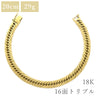 喜平 KIHEI K18 18金 20cm 29.6g 16面 トリプル イエローゴールド K18YG ブレスレット 造幣局検定マーク ショッピングローン対応していません