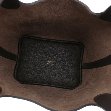 エルメス HERMES ピコタンロックPM エベンヌ トリヨンクレマンス ハンドバッグ ゴールド金具 こげ茶 新品 未使用