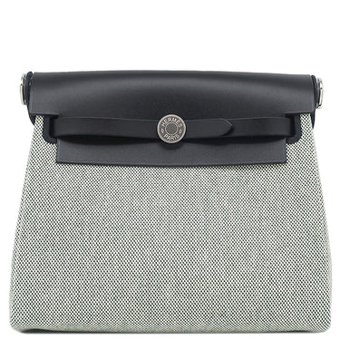 エルメス HERMES エールバッグジップ ミニ 20 ルトゥルネ ヴェールモワイヤン×ブラック トワルアッシュ トワルミリタリー ヴァッシュハンター ショルダーバッグ シルバー金具 新品 未使用 トワルH 緑