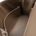 エルメス HERMES ケリー25 外縫い エトゥープ ヴォーエプソン 2WAYバッグ ゴールド金具 新品 未使用 グレージュ ショルダー ハンドバッグ