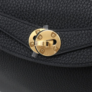 エルメス HERMES リンディ26 ブラック トリヨンクレマンス 2WAYバッグ ゴールド金具 新品 未使用 黒