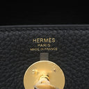 エルメス HERMES リンディ26 ブラック トリヨンクレマンス 2WAYバッグ ゴールド金具 新品 未使用 黒