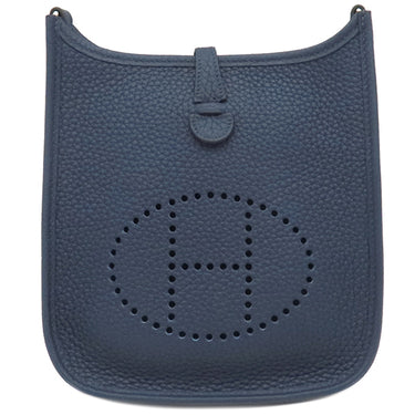 エルメス HERMES エヴリンTPM サングルコルダージュ ブルードプリュス×モーヴペール×アズール トリヨンクレマンス ショルダーバッグ シルバー金具 新品 未使用 紺
