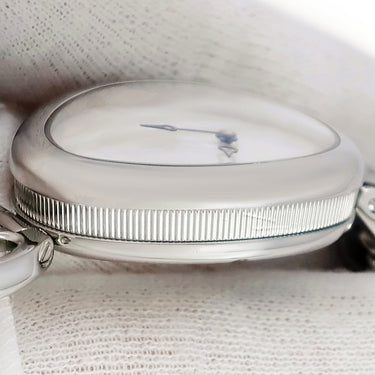 腕時計 ブレゲ BREGUET クイーン オブ ネイプルズ 9807ST/5W/J50 自動巻き レディース シェル 卵型 青針 ブルースティール