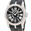 腕時計 ロジェデュブイ ROGER DUBUIS シンパシー スポーツルック SYM43 14 9 O9:53.71 自動巻き メンズ ブラック 黒 シースルーバック 限定