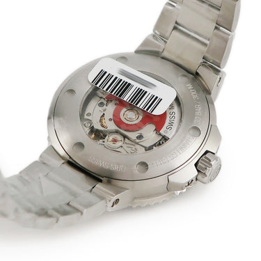 腕時計 オリス ORIS アクイス デイト 01 733 7770 4155 自動巻き メンズ 未使用 シェル ブルー ダイバーズ 逆回転防止ベゼル