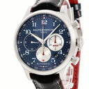 腕時計 ボーム&メルシエ BAUME&MERCIER ケープランド クロノグラフ シェルビーコブラ M0A10232 自動巻き メンズ ガーズマンブルー 赤 限定