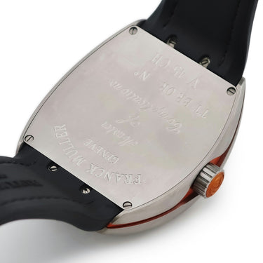 腕時計 フランクミュラー FRANCK MULLER ヴァンガード クレイジーアワーズ V45CH TT BR OR 自動巻き メンズ 国内正規 オレンジ アラビア