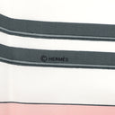 エルメス HERMES カレ90 CARRE ピンク×ホワイト シルク スカーフ 【BRIDES de GALA/ブリッド ドゥ ガラ】