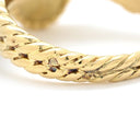 ヴァンクリーフアーペル Van Cleef & Arpels ヴィンテージ アルハンブラ 白サンゴ イエローゴールド K18YG 珊瑚（コーラル） ダイヤモンド リング 指輪 1Pダイヤ Au750 18金 10.5号