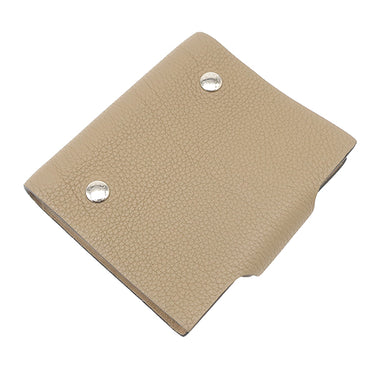 エルメス HERMES ユリスミニ ベージュ系 トリヨンクレマンス 手帳カバー シルバー金具 システム手帳