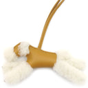 エルメス HERMES バディ セサミ ムートン アニューミロ バッグチャーム