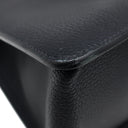 エルメス HERMES ホワイトバスGM ブラック×ネイビー フィヨルド トートバッグ ゴールド金具 黒 紺 バイカラー