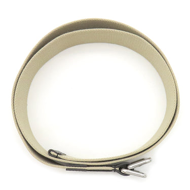 エルメス HERMES ノマド40 ブラック×ベージュ メタル テキスタイル ヴァッシュハンター 14037 ベルト シルバー金具