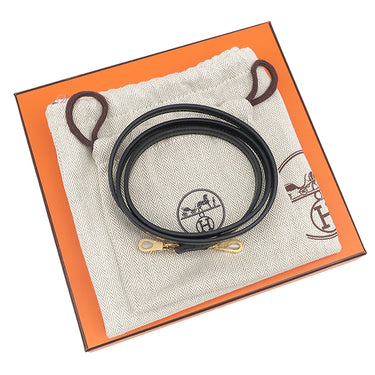 エルメス HERMES ミニケリードゥ 外縫い  ブラック ボックスカーフ 2WAYバッグ ゴールド金具 黒