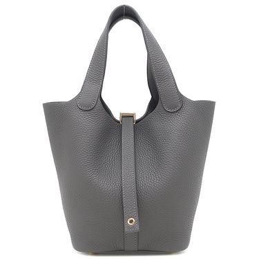 エルメス HERMES ピコタンロックPM アルドワーズ トリヨンクレマンス ハンドバッグ シャンパンゴールド金具 新品 未使用