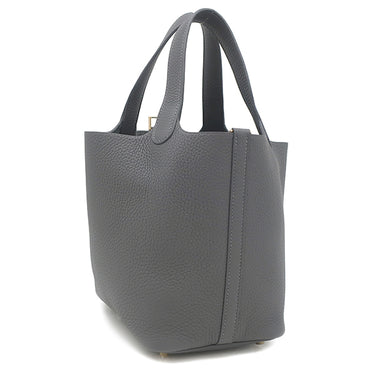 エルメス HERMES ピコタンロックPM アルドワーズ トリヨンクレマンス ハンドバッグ シャンパンゴールド金具 新品 未使用