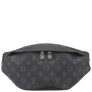 ルイヴィトン LOUIS VUITTON ディスカバリー バムバッグ PM M46035 モノグラムエクリプス レザー モノグラムエクリプスキャンバス ボディバッグ ガンメタル金具 黒 ウエストバッグ
