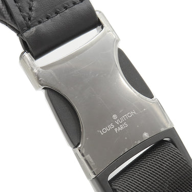 ルイヴィトン LOUIS VUITTON ディスカバリー バムバッグ PM M46035 モノグラムエクリプス レザー モノグラムエクリプスキャンバス ボディバッグ ガンメタル金具 黒 ウエストバッグ