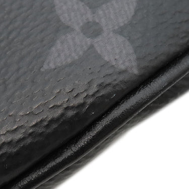 ルイヴィトン LOUIS VUITTON ディスカバリー バムバッグ PM M46035 モノグラムエクリプス レザー モノグラムエクリプスキャンバス ボディバッグ ガンメタル金具 黒 ウエストバッグ