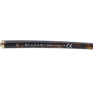 ブルガリ BVLGARI マーブル 54□17 4203 504 ブラウン プラスチック メガネ ゴールド金具 伊達メガネ