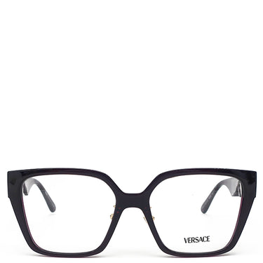 ヴェルサーチ Versace ローブリッジ メガネ メドゥーサ ビギー 54□17 3371-D ボルドー プラスチック GP メガネ ゴールド金具 伊達メガネ