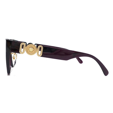 ヴェルサーチ Versace ローブリッジ メガネ メドゥーサ ビギー 54□17 3371-D ボルドー プラスチック GP メガネ ゴールド金具 伊達メガネ