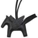 エルメス HERMES ロデオPM ペガサス タッチ ブラック アリゲーター アニューミロ バッグチャーム 黒 ソーブラック クロコ