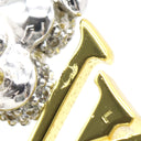 ルイヴィトン LOUIS VUITTON ピアス ピュス LV グラム M01264 ゴールド×シルバー メタル ラインストーン ジルコン ピアス 2個セット 両耳 ラインストーン ジルコン×メタル