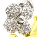 ルイヴィトン LOUIS VUITTON ピアス ピュス LV グラム M01264 ゴールド×シルバー メタル ラインストーン ジルコン ピアス 2個セット 両耳 ラインストーン ジルコン×メタル