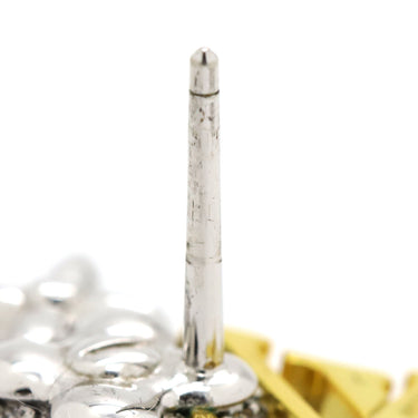 ルイヴィトン LOUIS VUITTON ピアス ピュス LV グラム M01264 ゴールド×シルバー メタル ラインストーン ジルコン ピアス 2個セット 両耳 ラインストーン ジルコン×メタル