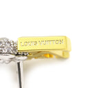 ルイヴィトン LOUIS VUITTON ピアス ピュス LV グラム M01264 ゴールド×シルバー メタル ラインストーン ジルコン ピアス 2個セット 両耳 ラインストーン ジルコン×メタル