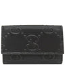 グッチ GUCCI GGエンボス 625565 ブラック GGエンボスレザー キーケース シルバー金具 6連 6本 キーリング付き 黒
