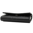 グッチ GUCCI GGエンボス 625565 ブラック GGエンボスレザー キーケース シルバー金具 6連 6本 キーリング付き 黒