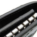 グッチ GUCCI GGエンボス 625565 ブラック GGエンボスレザー キーケース シルバー金具 6連 6本 キーリング付き 黒