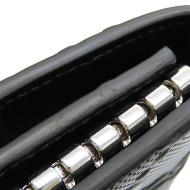 グッチ GUCCI GGエンボス 625565 ブラック GGエンボスレザー キーケース シルバー金具 6連 6本 キーリング付き 黒