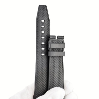 IWC IWC 純正 アクアタイマー用 ラバーバンド ブラック ラバー 腕時計パーツ 替え ベルト ストラップ 22mm ブラック 黒 予備 バンド