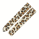 カルティエ Cartier 純正 タンク用 レザーバンド ベージュ レザー 腕時計パーツ 新品同様 替え ベルト 13.5ｍｍ レオパード ヒョウ柄 バックル用