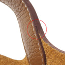 エルメス HERMES ピコタンロックMM ゴールド トリヨンクレマンス ハンドバッグ シルバー金具 新品 未使用 茶