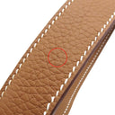 エルメス HERMES ピコタンロックMM ゴールド トリヨンクレマンス ハンドバッグ シルバー金具 新品 未使用 茶