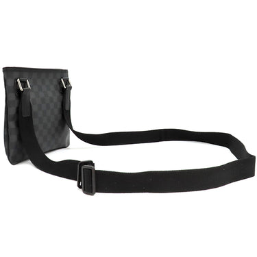 ルイヴィトン LOUIS VUITTON トマス N58028 ダミエグラフィット ダミエグラフィットキャンバス ショルダーバッグ シルバー金具 黒 グレー
