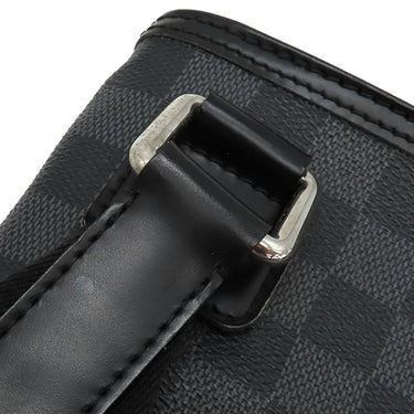 ルイヴィトン LOUIS VUITTON トマス N58028 ダミエグラフィット ダミエグラフィットキャンバス ショルダーバッグ シルバー金具 黒 グレー