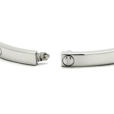 カルティエ Cartier LOVE ラブブレス SM 10Pダイヤ B6048016 ホワイトゴールド K18WG #16 ブレスレット 750WG 18K 18金 バングル