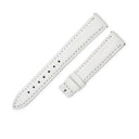 ジャガールクルト JAEGER LECOULTRE 純正 クロコバンド ホワイト クロコダイル 腕時計パーツ 未使用 替え ベルト ストラップ 交換 スペア 本革 バネ棒 14mm ホワイト 白