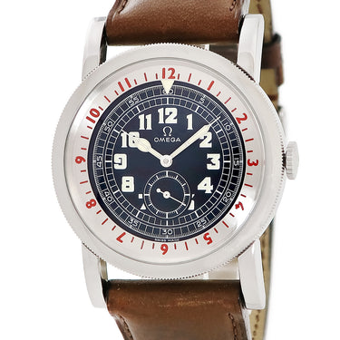 腕時計 オメガ OMEGA スペシャリティーズ ミュージアム コレクション アヴィエーター リエディション 5700.50 手巻き メンズ OH済