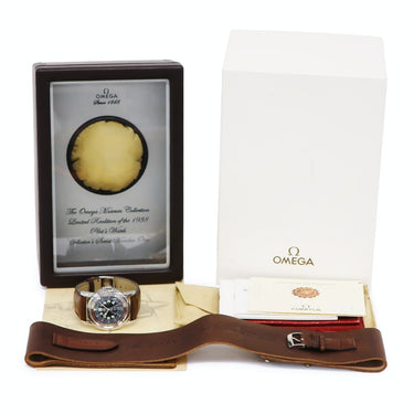 腕時計 オメガ OMEGA スペシャリティーズ ミュージアム コレクション アヴィエーター リエディション 5700.50 手巻き メンズ OH済