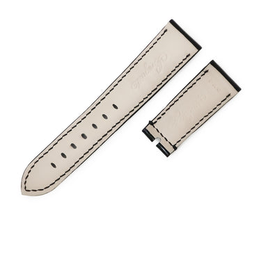 ブレゲ BREGUET 純正 マリーン用 ブラック クロコダイル 腕時計パーツ 新品同様 替え クロコ ベルト ストラップ 20mm ブラック 黒