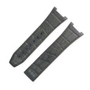 オメガ OMEGA 純正 コンステレーション マスタークロノメーター用 クロコ×ラバーバンド グレー クロコダイル ラバー 腕時計パーツ 未使用 ベルト ストラップ 24mm グレー