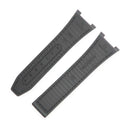 オメガ OMEGA 純正 コンステレーション マスタークロノメーター用 クロコ×ラバーバンド グレー クロコダイル ラバー 腕時計パーツ 未使用 ベルト ストラップ 24mm グレー